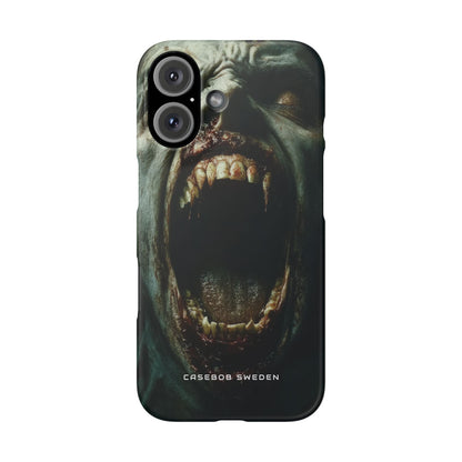 Gothic Wail of Decay iPhone 16 - Slim Phone Case