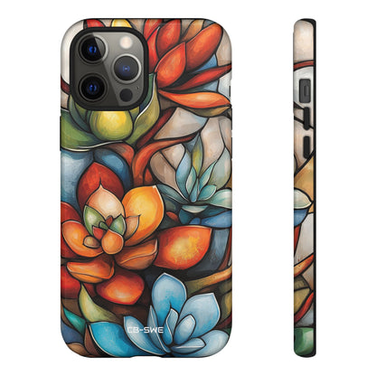 Vibrant Succulent Glow - iPhone Case