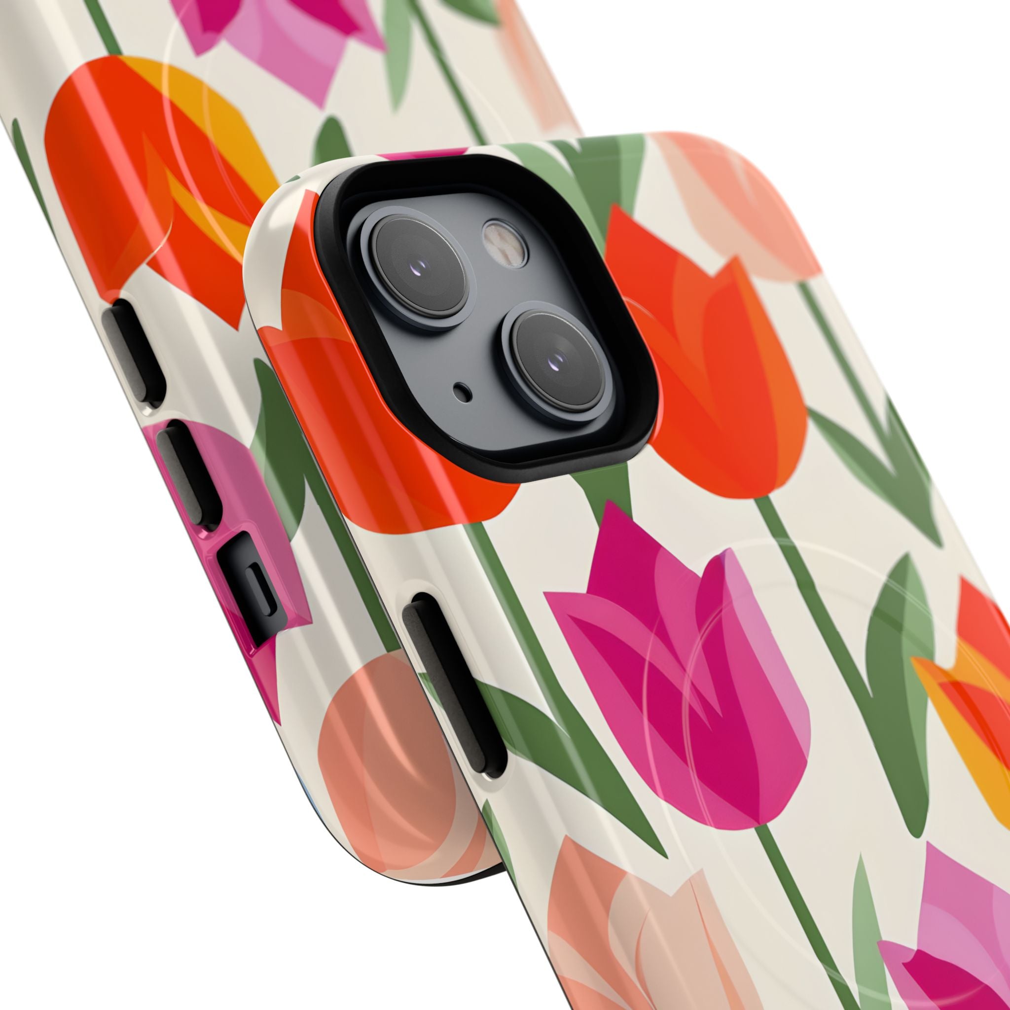Tulip Harmony Green iPhone 14 - Tough+