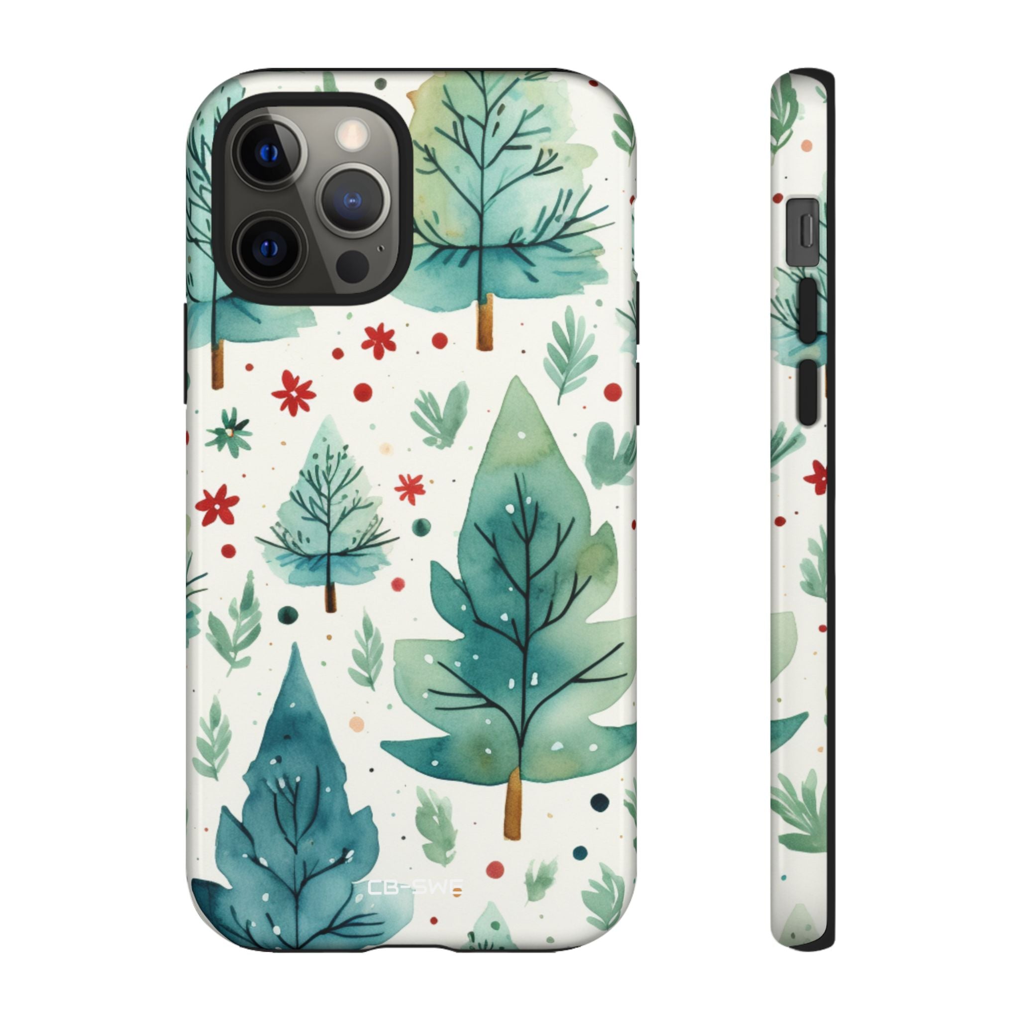 Joyful Evergreen Dance - iPhone Case