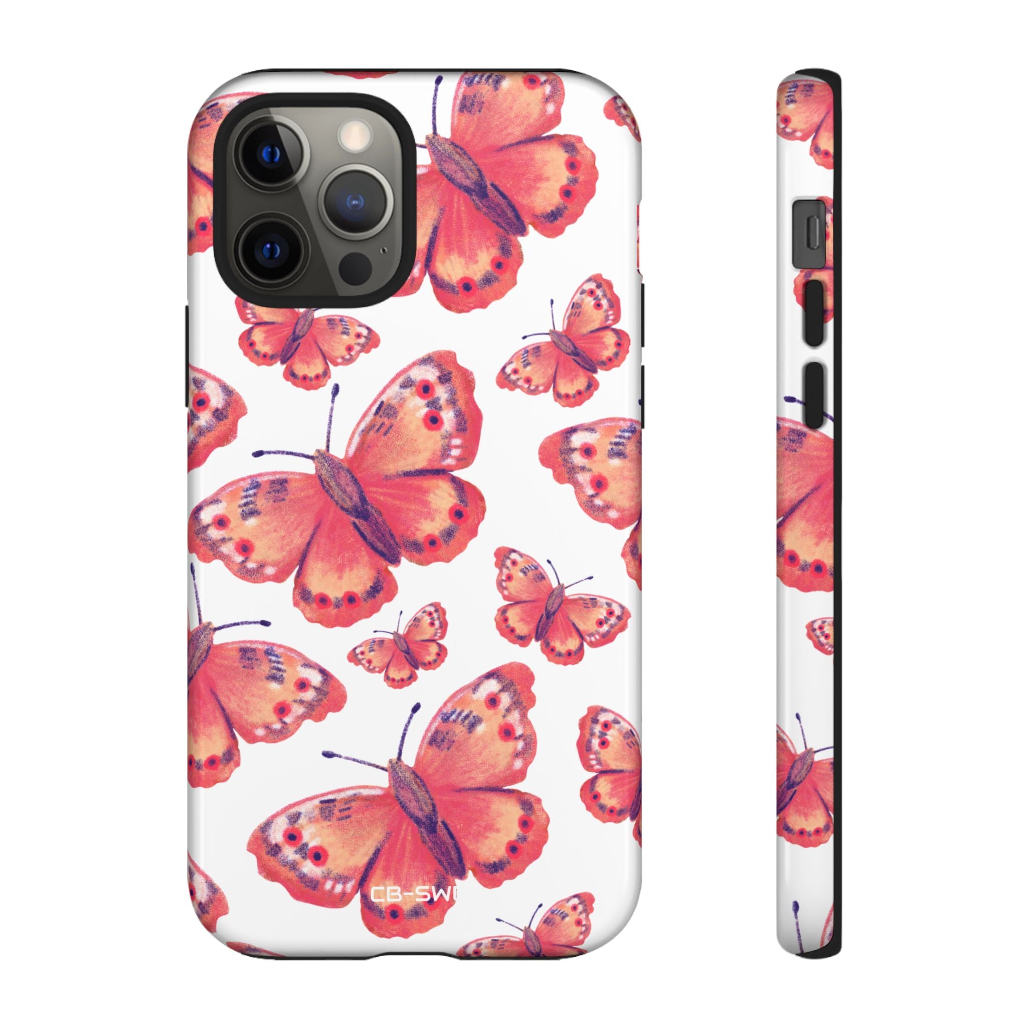 Vibrant Butterfly Dance - iPhone Case
