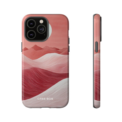 White Orb Dunes iPhone 14 Pro Max Case - Tough