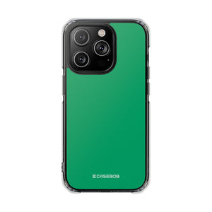 Jade Green | Phone Case for iPhone (Clear Impact Case - Magnetic)