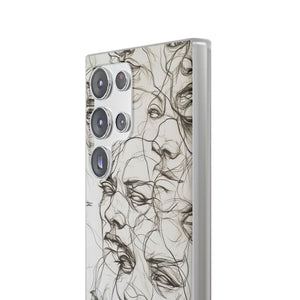 Ethereal Faces | Flexible Phone Case for Samsung Galaxy