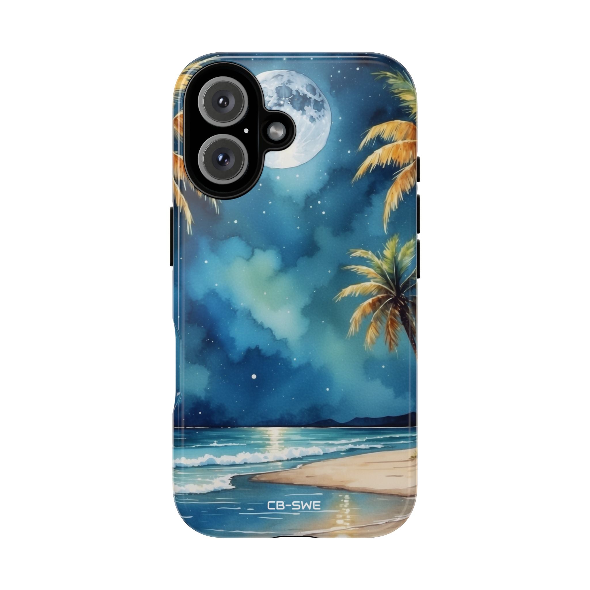 Moonlight Kisses Waves - iPhone Case