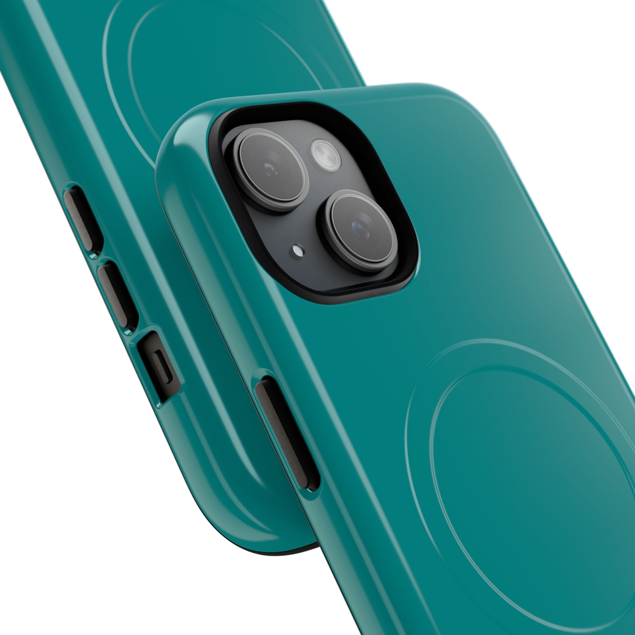 Dark Cyan iPhone 15 | Tough+ Phone Case