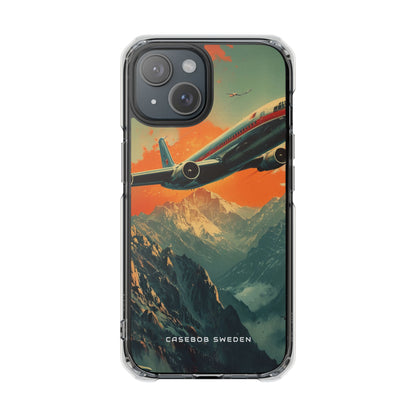 Vintage Skyward Adventure iPhone 15 - Clear Impact Phone Case