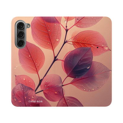 Häivytetyt lehdet - Samsung S23+ Case - lompakko