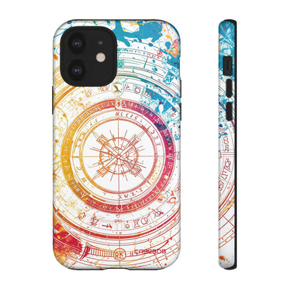 Astrological Wheel Wonders - Protective Phone Case