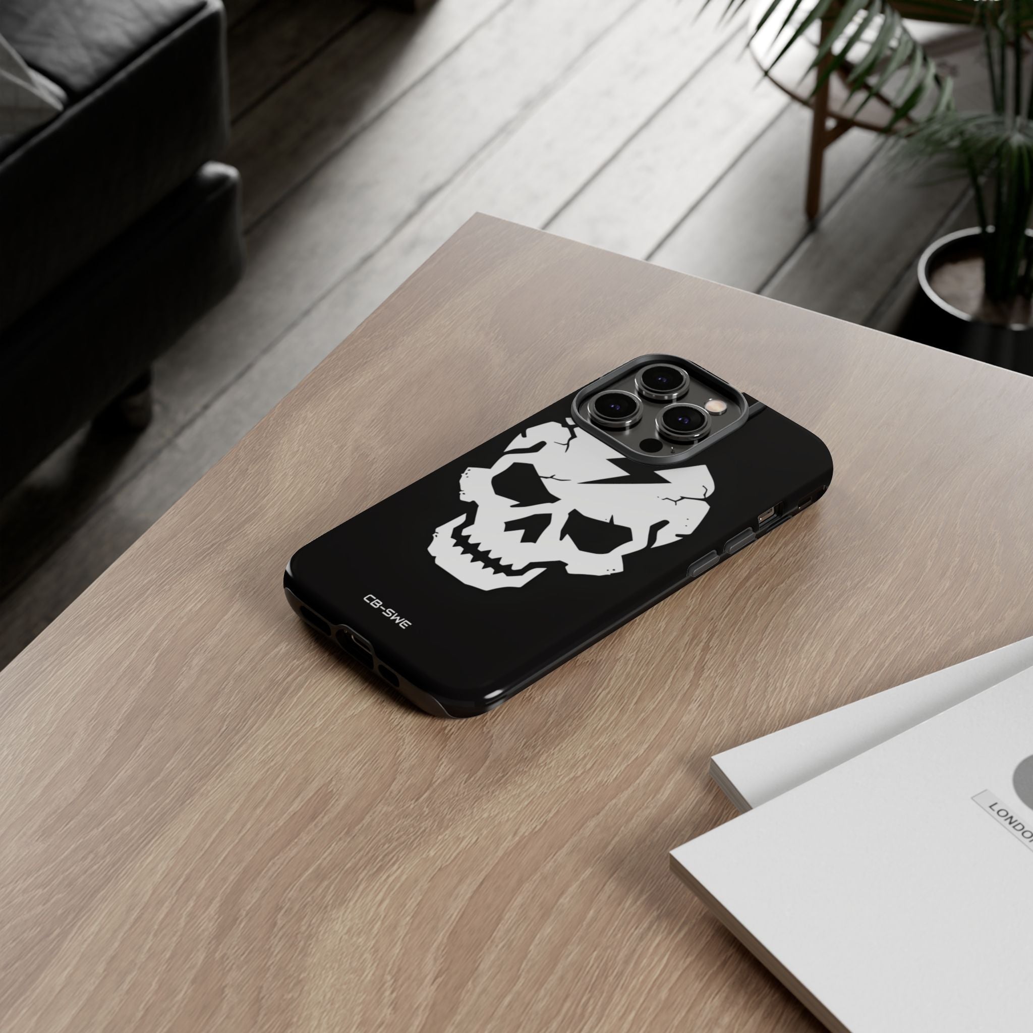 Cracked Skull Drama - iPhone Case