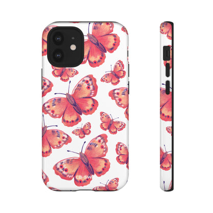 Vibrant Butterfly Dance - iPhone Case