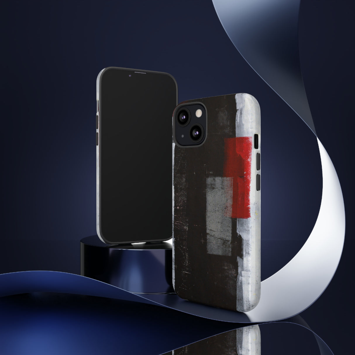 Red Accent Art - Protective Phone Case