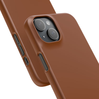 Saddle Brown iPhone 15 - Slim Phone Case