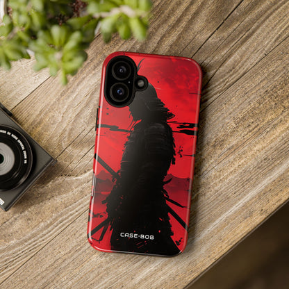 Samurai Bloodmoon iPhone 16 Plus Case - Tough