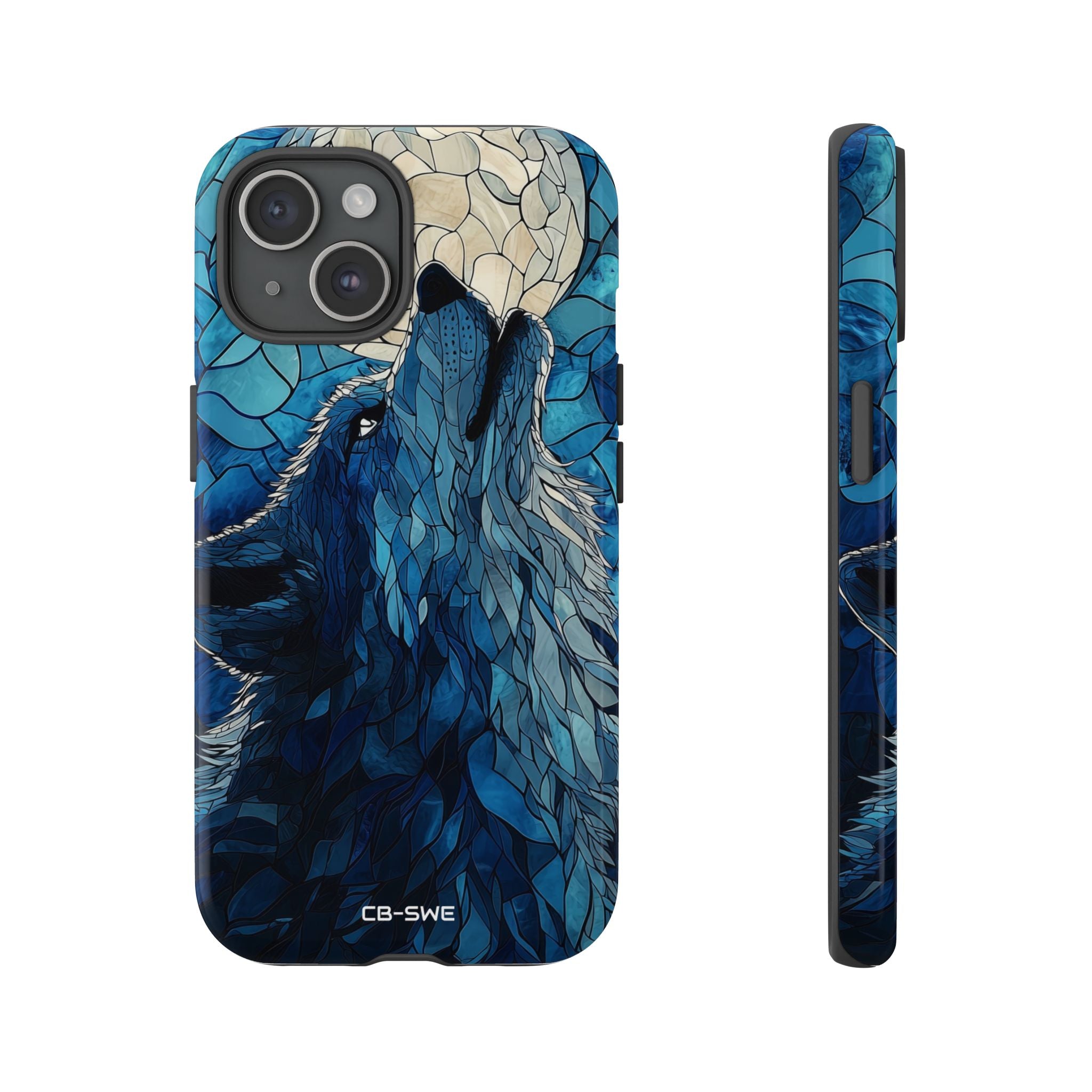 Wolf Howls Moonlight - iPhone Case