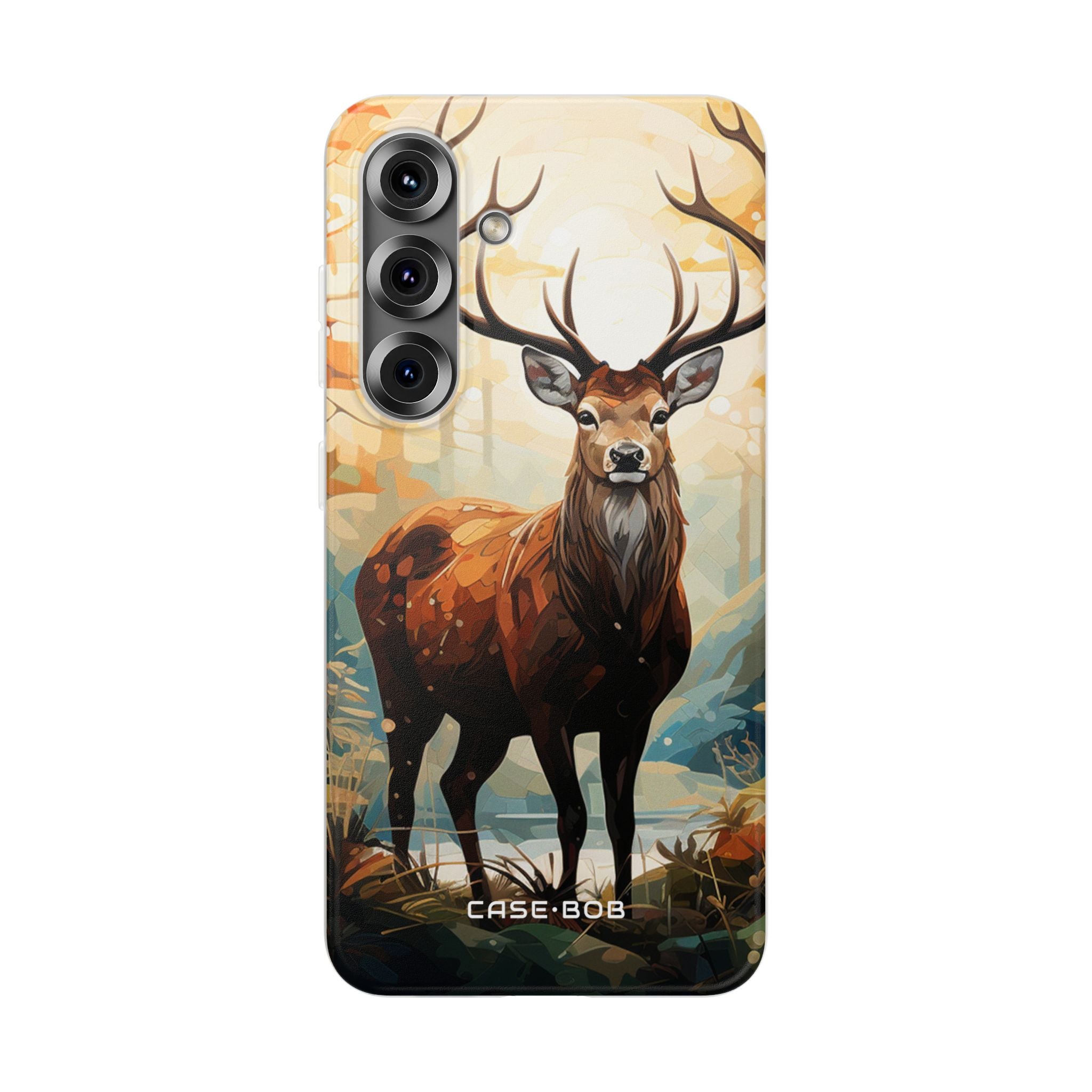 Glowing Stag Samsung S25 Case - Soft