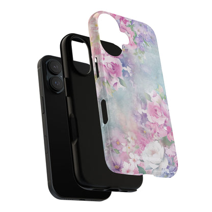 Dreamy Floral Watercolor - Tough iPhone 16 Phone Case