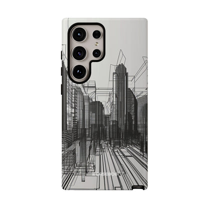 Urban Symphony: Monochromatic Lines - For Samsung S24