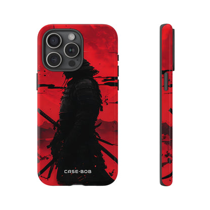 Crimson Samurai iPhone 15 Pro Max Case - Tough