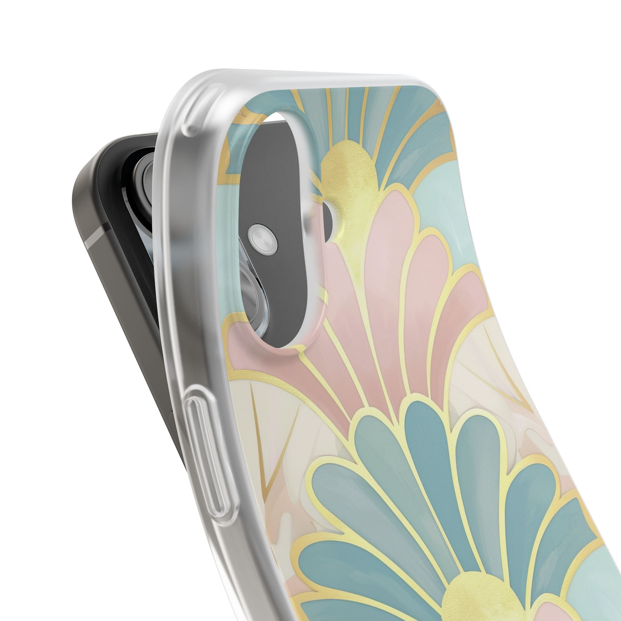 Pastel Deco Elegance - Flexi iPhone 16 Phone Case