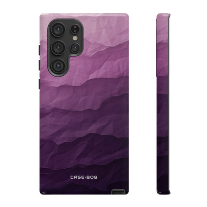 Purple Wave Layers Samsung S22 Ultra Case - Tough