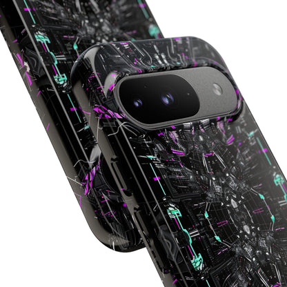 Cybernetic Neon Nexus Google Pixel 9 - Resistente