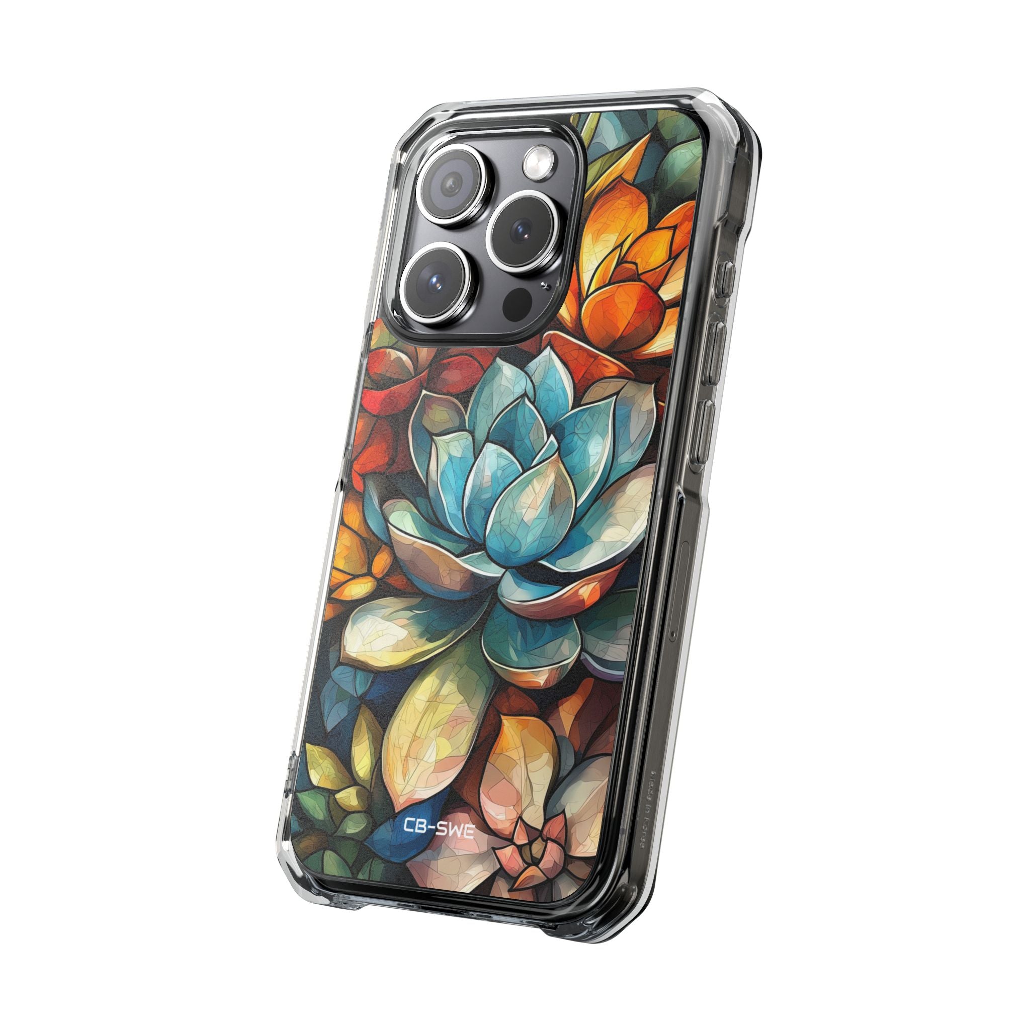Vibrant Succulent Garden iPhone Case - Impact