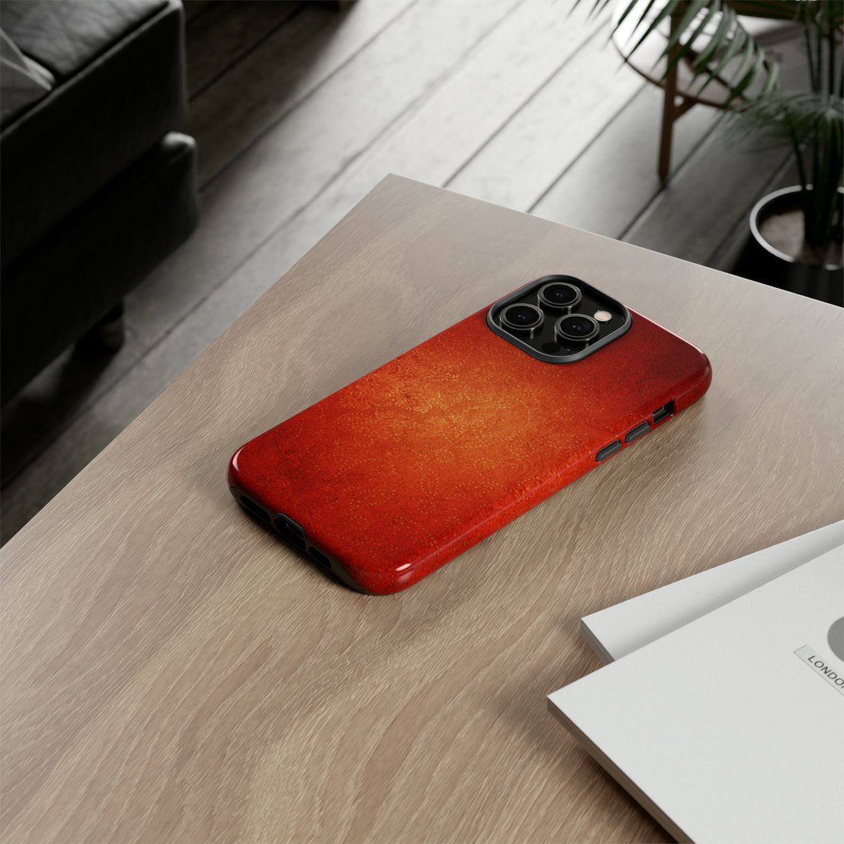 Red Grunge - Protective Phone Case