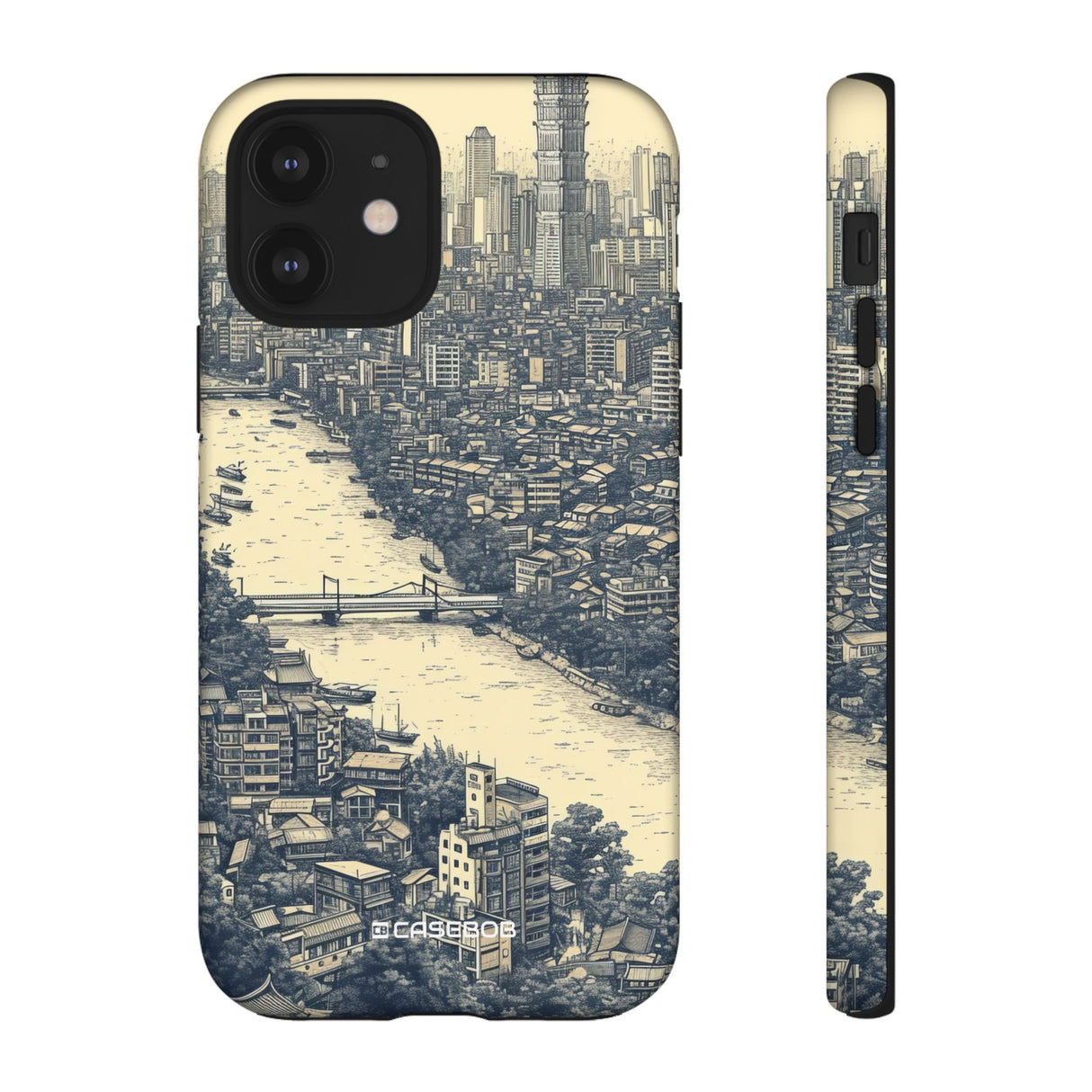 Nostalgic Metropolis | Protective Phone Case for iPhone