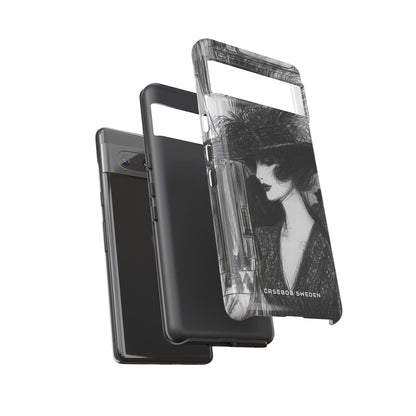 Timeless Elegance in Monochrome Google Pixel 7 - Tough Phone Case