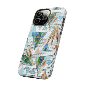 Peacock Feathers - Protective Phone Case