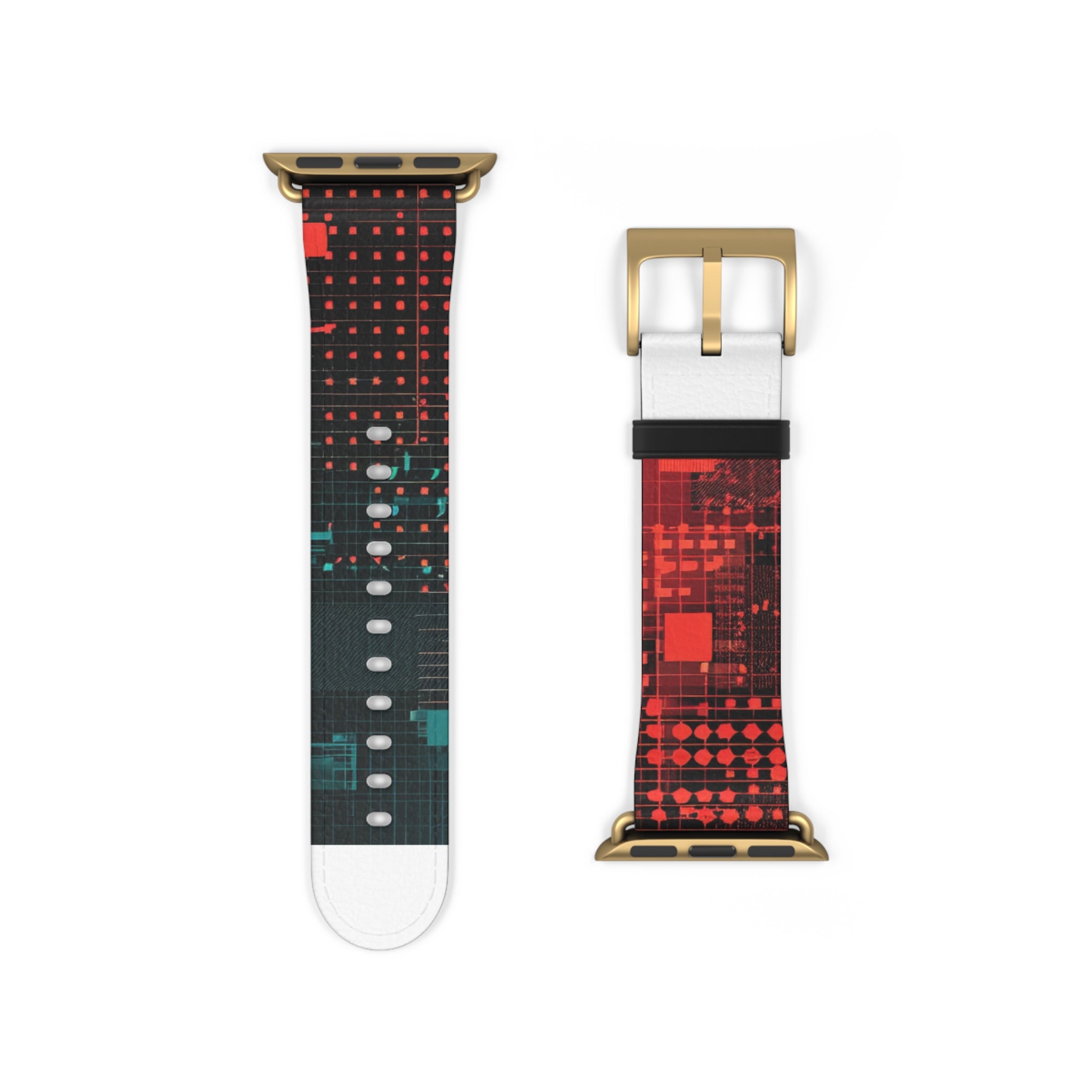 Crimson Circuit - Watch Band