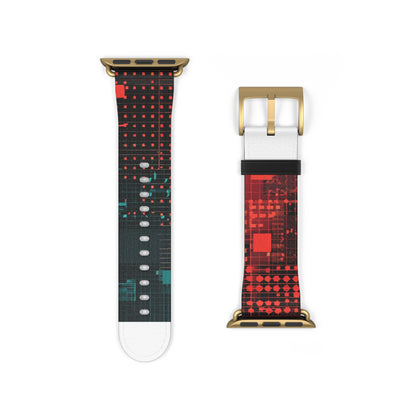 Crimson Circuit - Watch Band