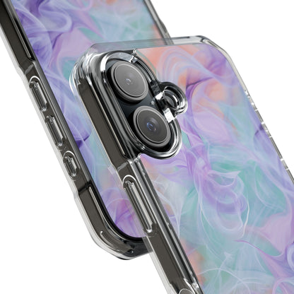 Purple Peach Whirl - Clear Impact iPhone 16 Phone Case