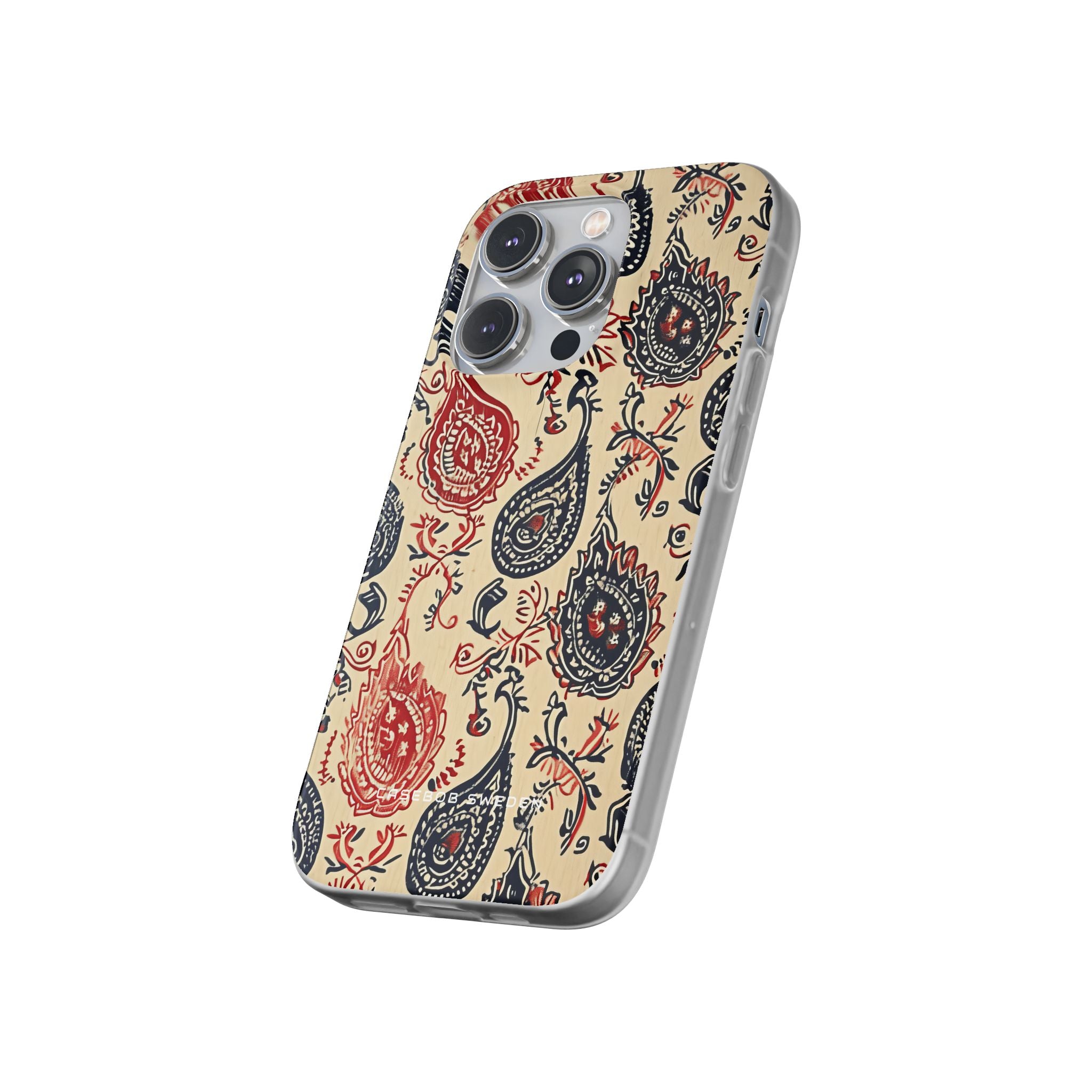 Vintage Paisley Elegance iPhone 14 - Flexi Phone Case