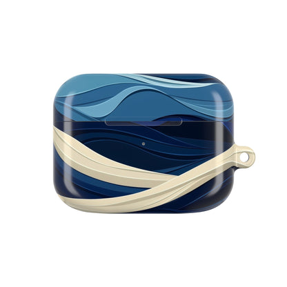 Blue Wave Flow - AirPods Case