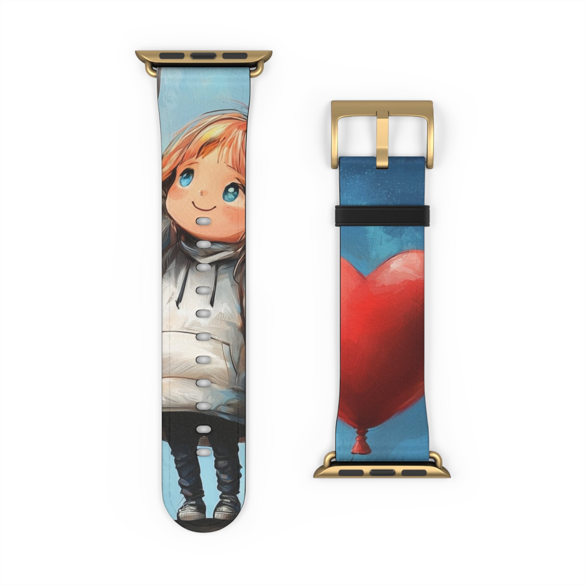 Heart Balloon Glow - Watch Band