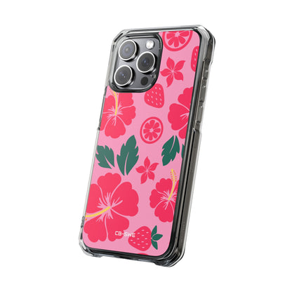 Tropical Hibiscus Harmony iPhone Case - Impact