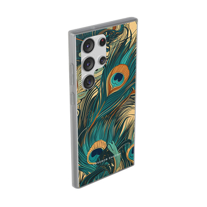 Art Nouveau Peacock Elegance Samsung S23 - Flexi Phone Case