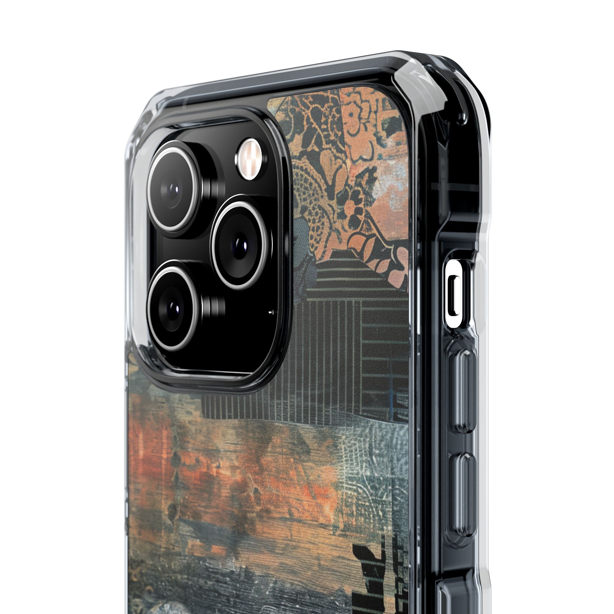 Rust Bloom Tangle iPhone 14 - Impact Clear+