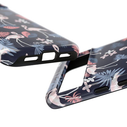 Flamingos Dance Playfully - Google Pixel Case