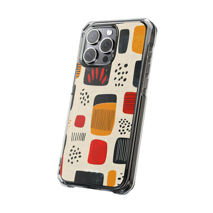 Vibrant Shapes Dance iPhone Case - Impact