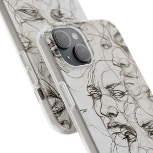 Ethereal Faces | Flexible Phone Case for iPhone