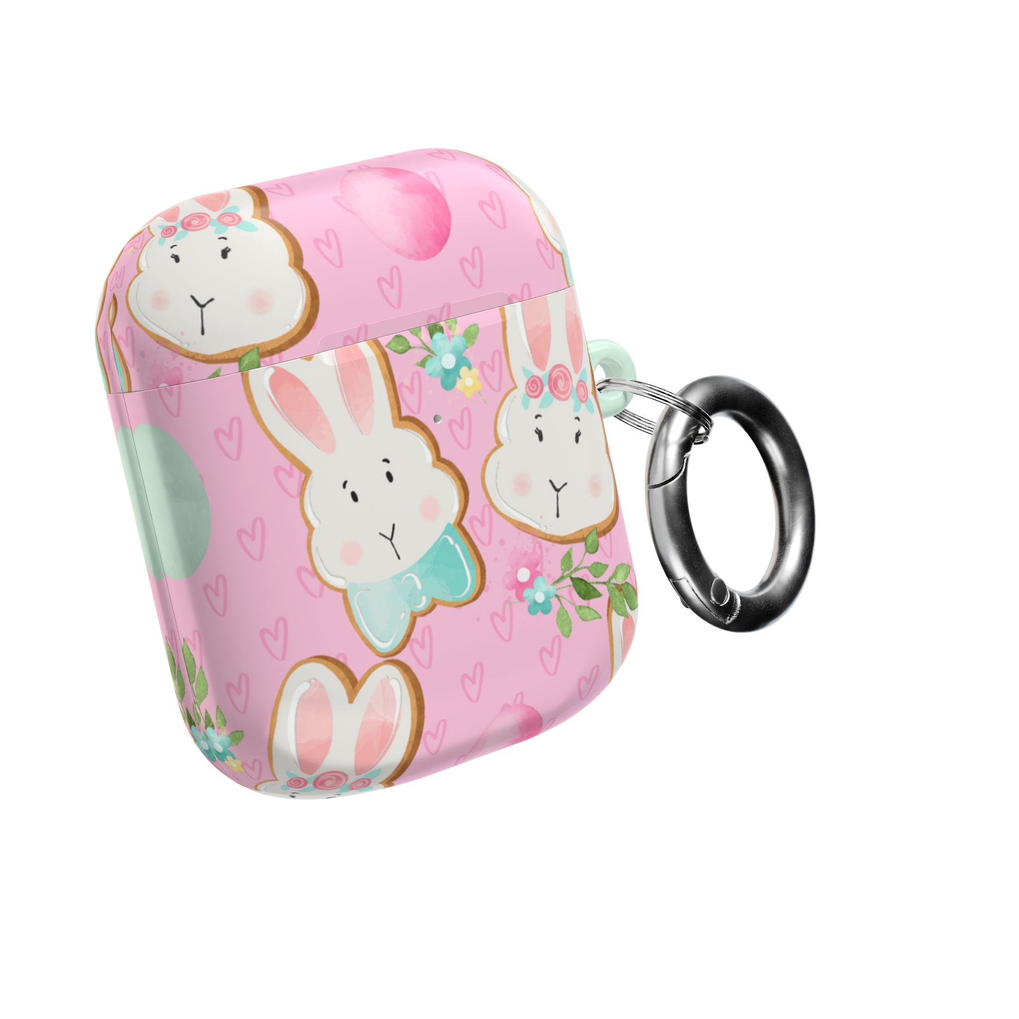 Blushing Bunny Bloom - AirPods Case