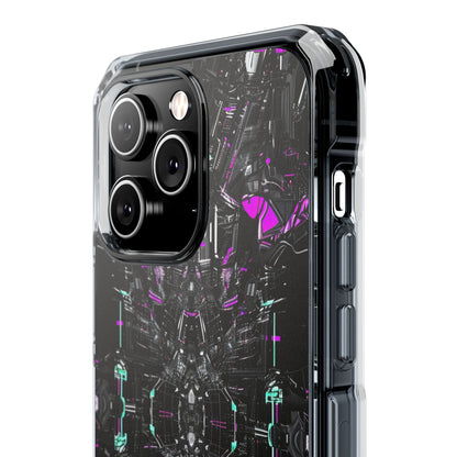 Cybernetic Neon Nexus iPhone 14 - Impact Clear+