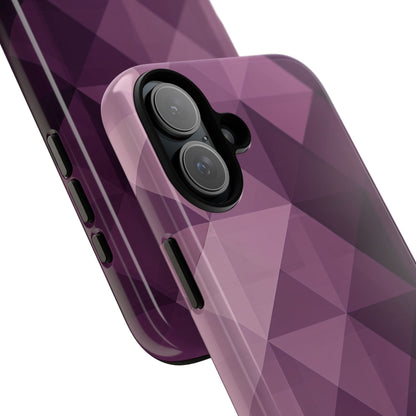 Gradient Purple Mosaic iPhone 16 - Tough Phone Case