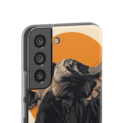 Majestic Buffalo Sun | Flexible Phone Case for Samsung Galaxy