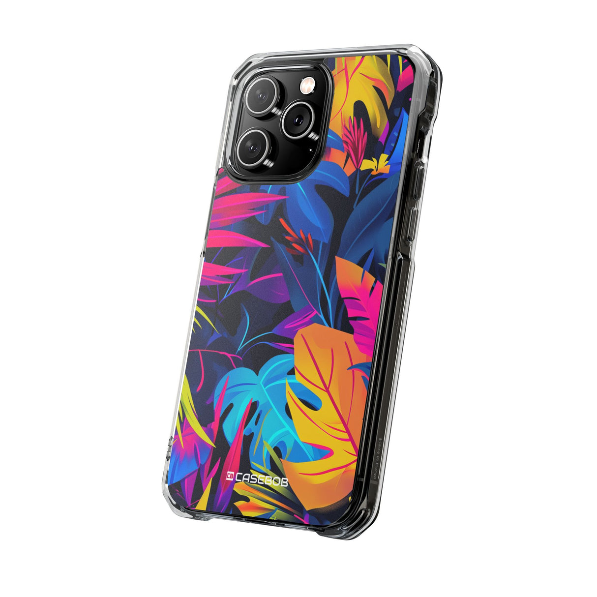 Neon Pantone Pattern | Phone Case for iPhone (Clear Impact Case - Magnetic)