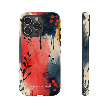 Vibrant Floral Energy iPhone 15 - Tough Phone Case