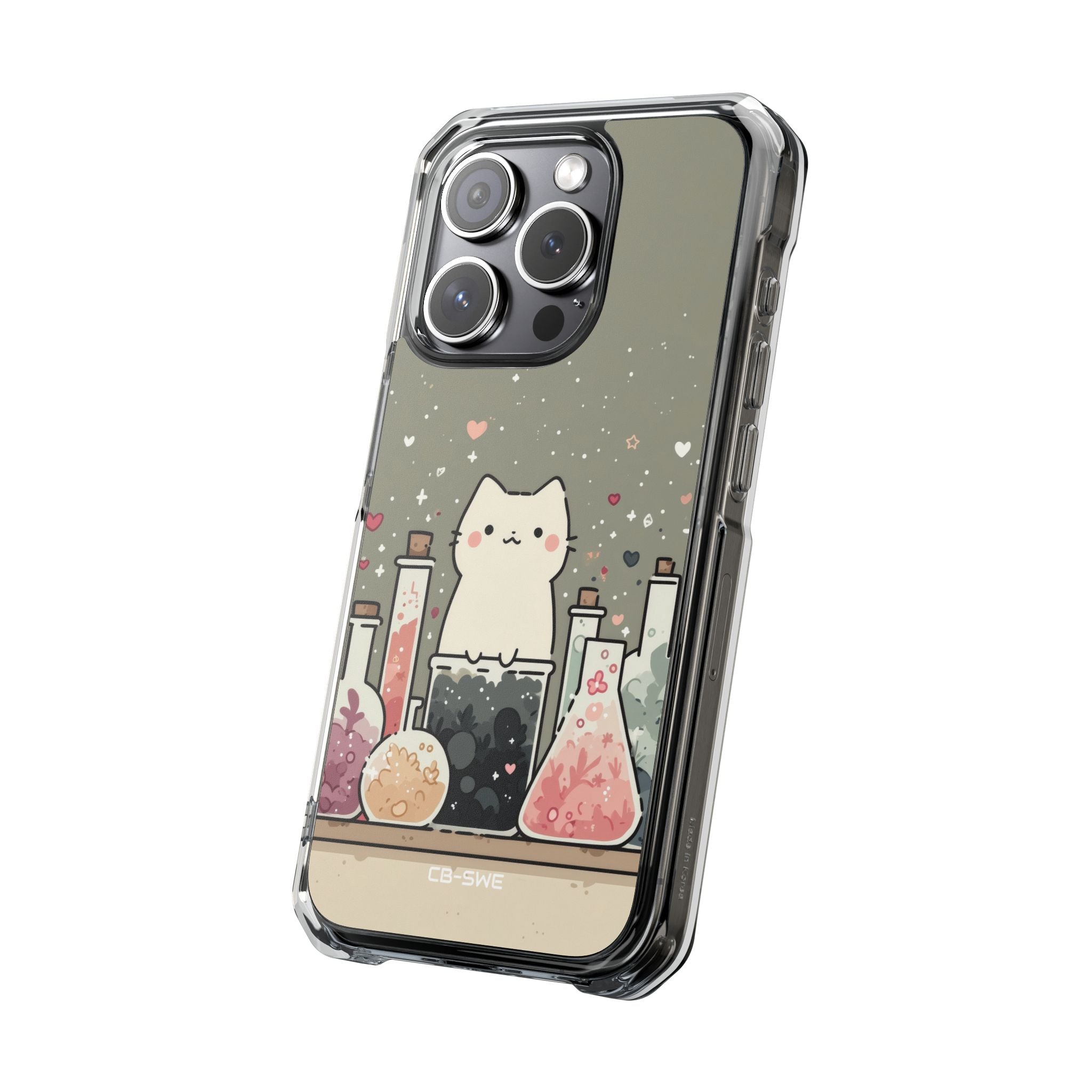 Cat Explores Potions iPhone Case - Impact